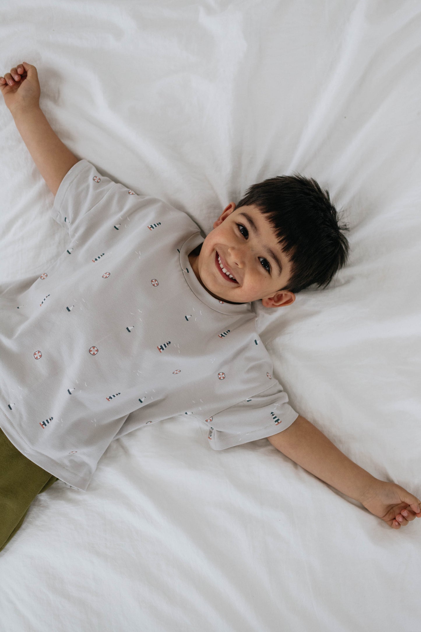 Zeyn Tee — Grey Nautical