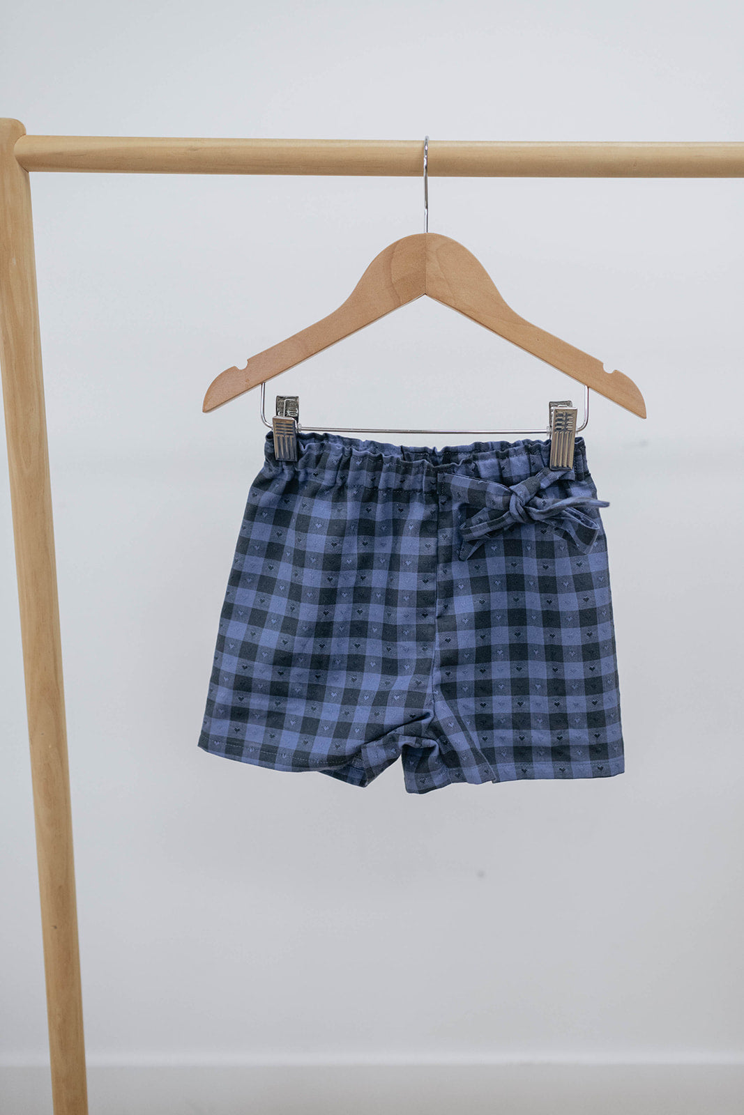 Isla Shorts — Blue Hearts