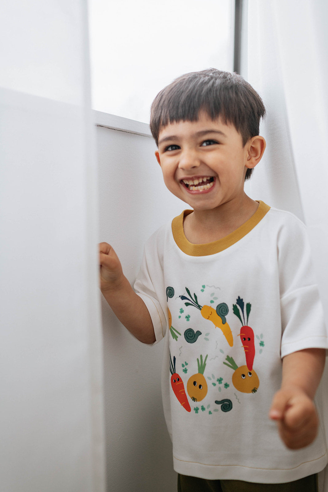 Zeyn Tee — Mustard Carrots