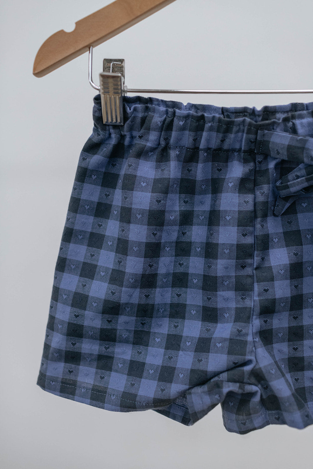 Isla Shorts — Blue Hearts