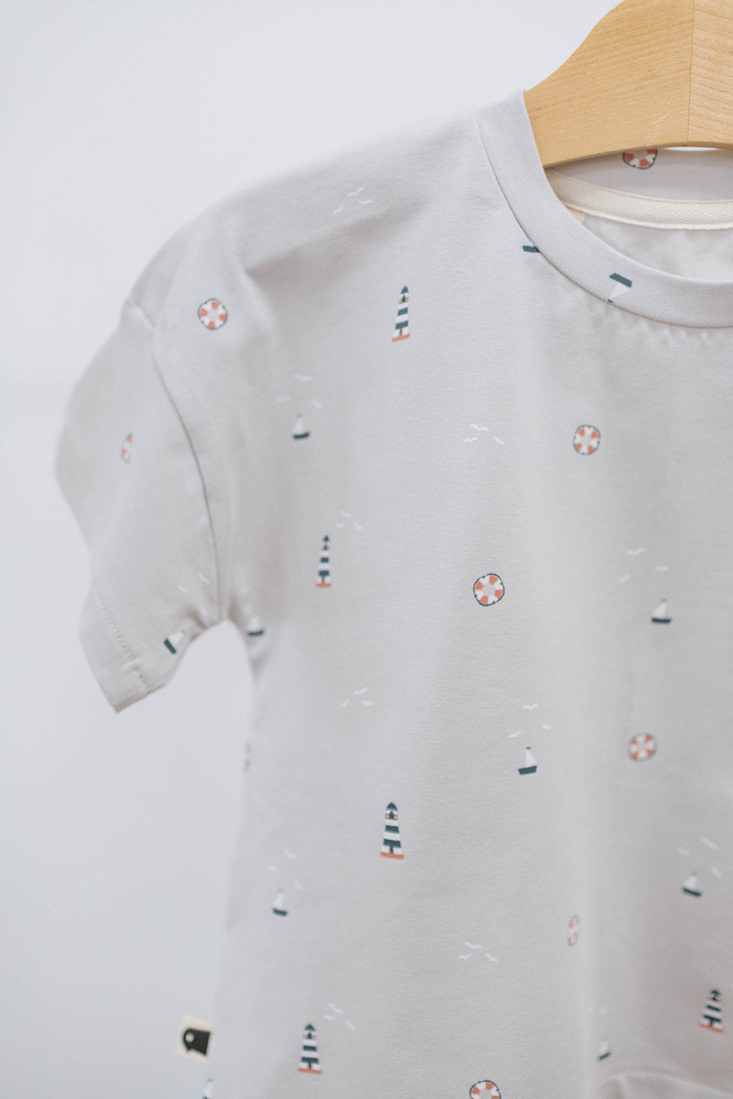 Zeyn Tee — Grey Nautical