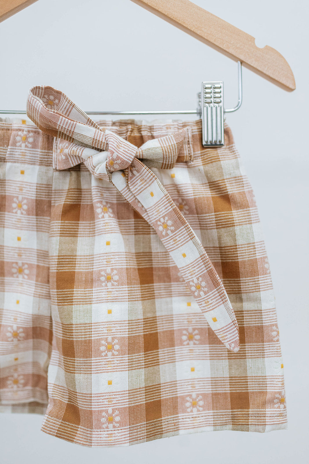 Isla Shorts — Daisy Plaid