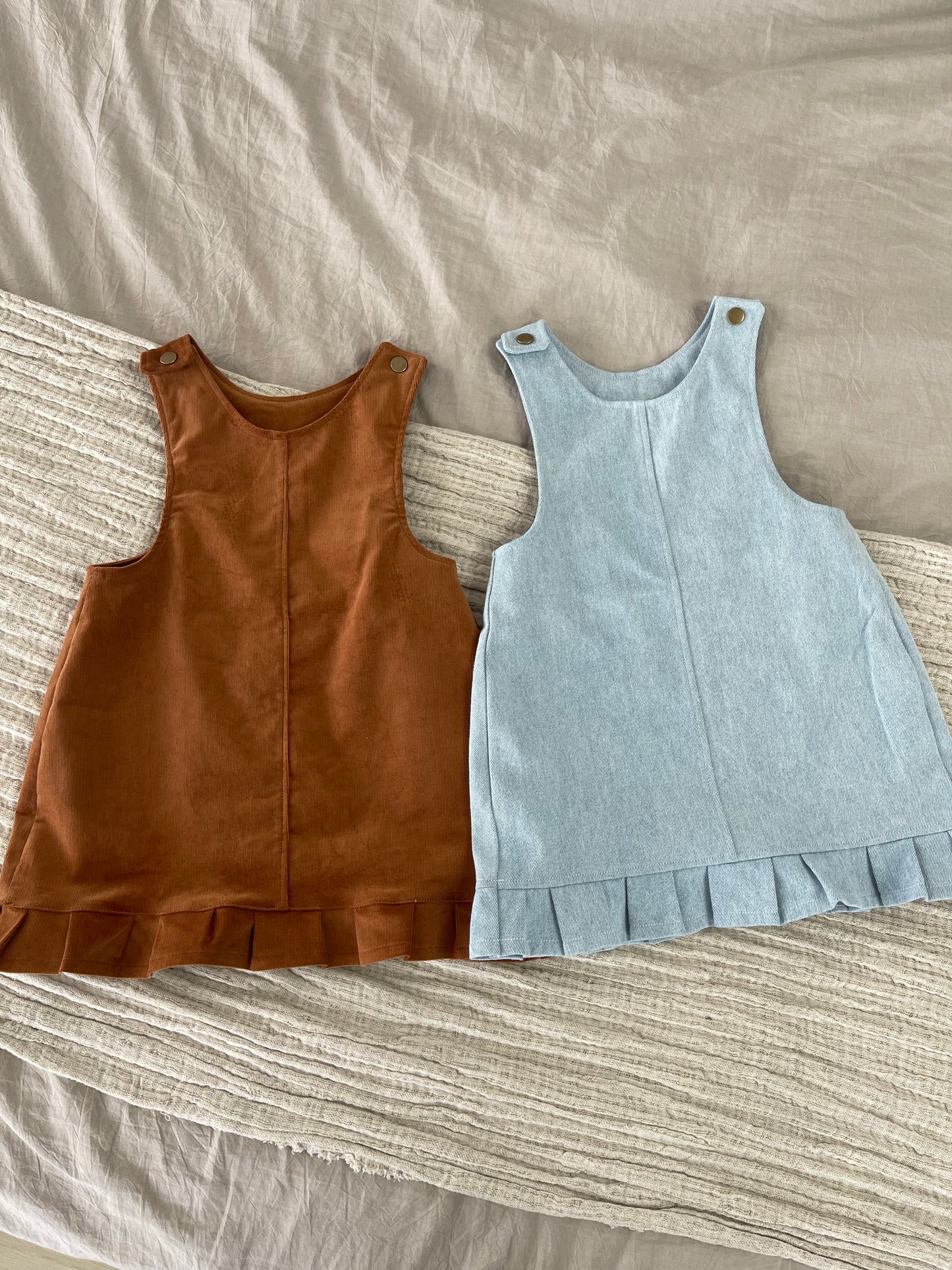 Saha Dress — Light Wash Denim