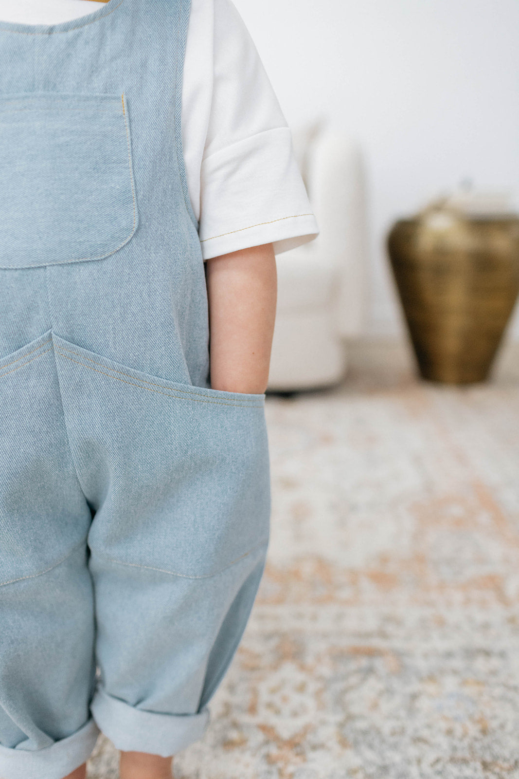 Spencer 2.0 Overalls — Light wash Denim