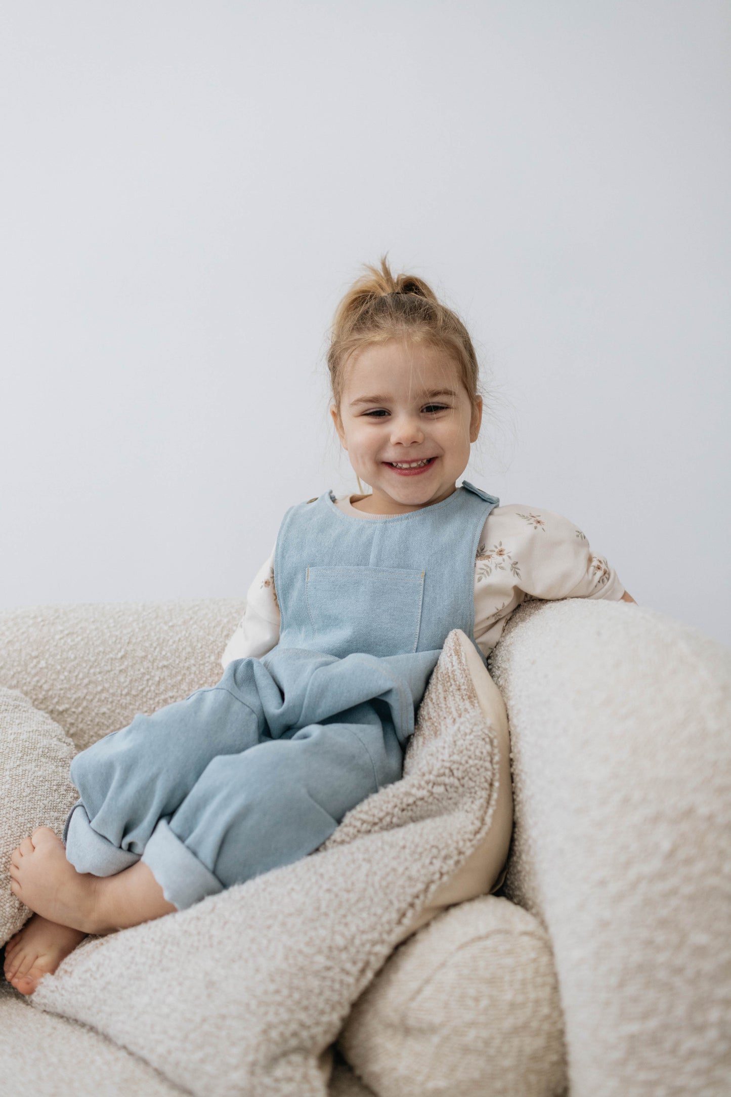 Spencer 2.0 Overalls — Light wash Denim