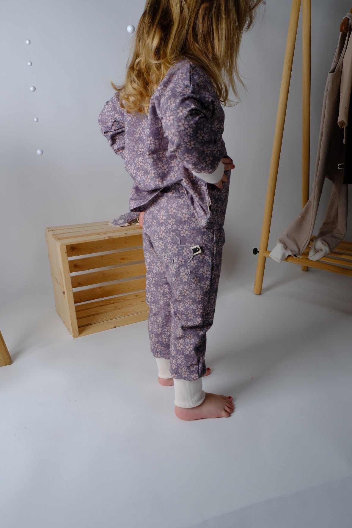 Oliver Sweatpants — Purple Floral