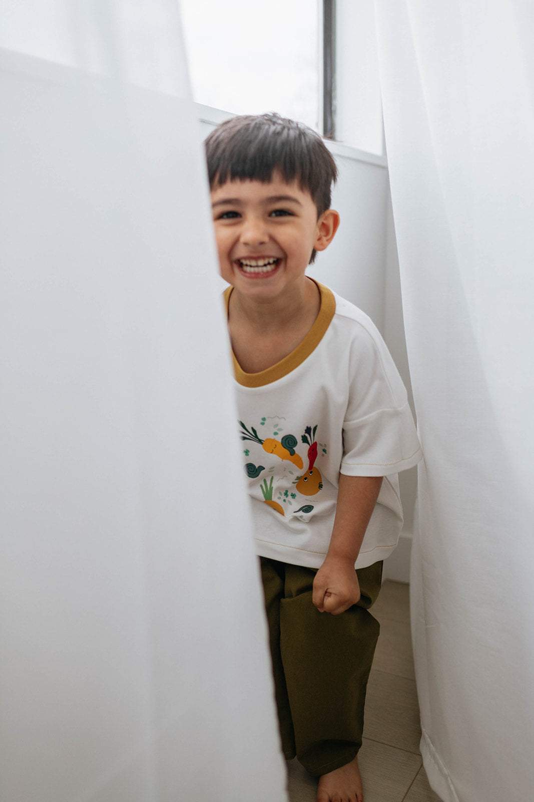 Zeyn Tee — Mustard Carrots