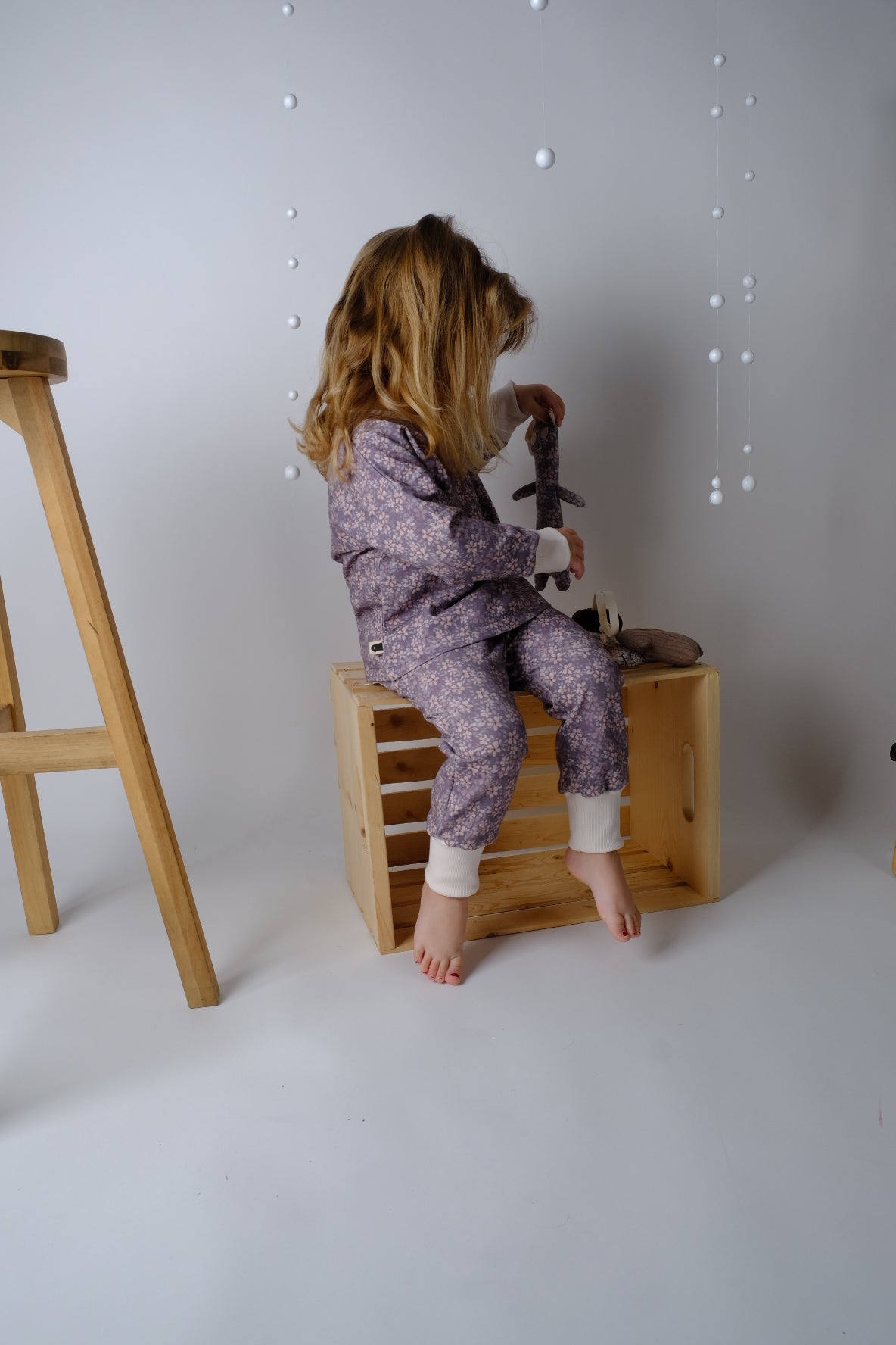 Oliver Sweatpants — Purple Floral