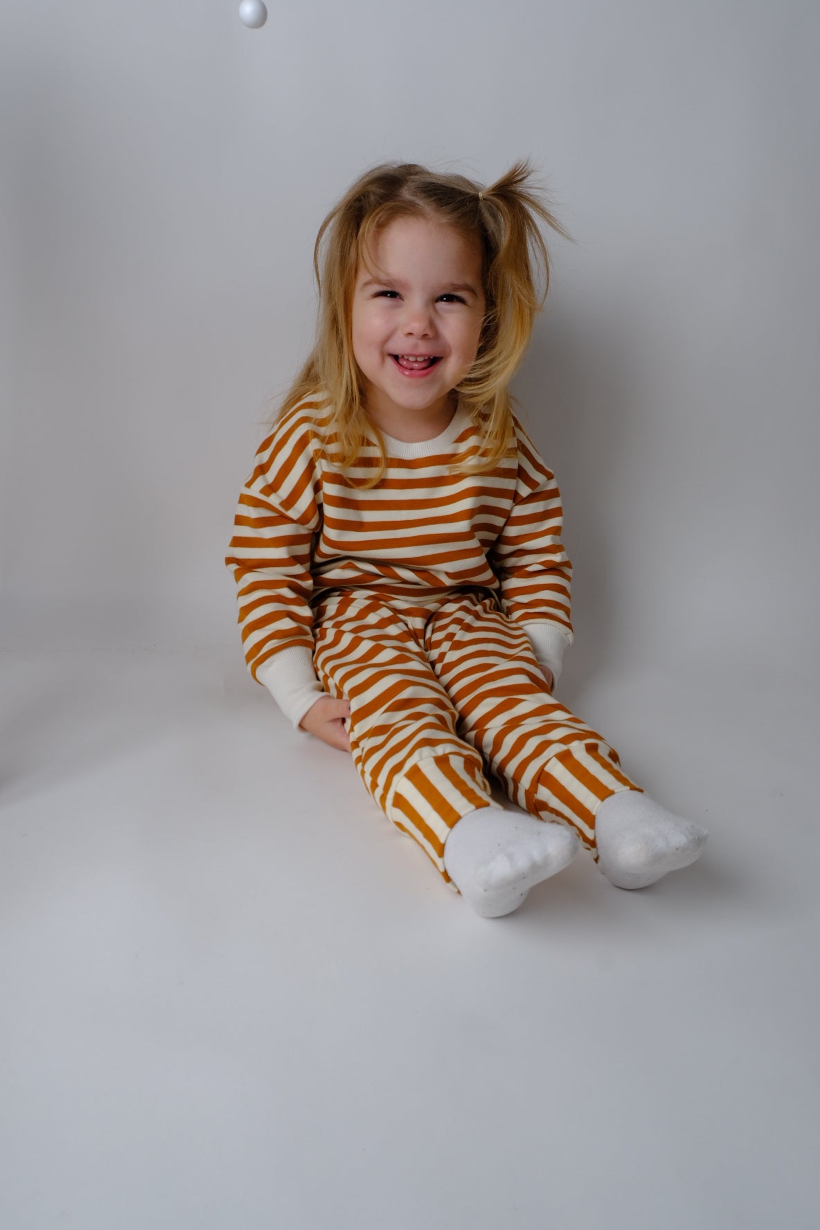 Oliver Sweatpants — Orange Stripe