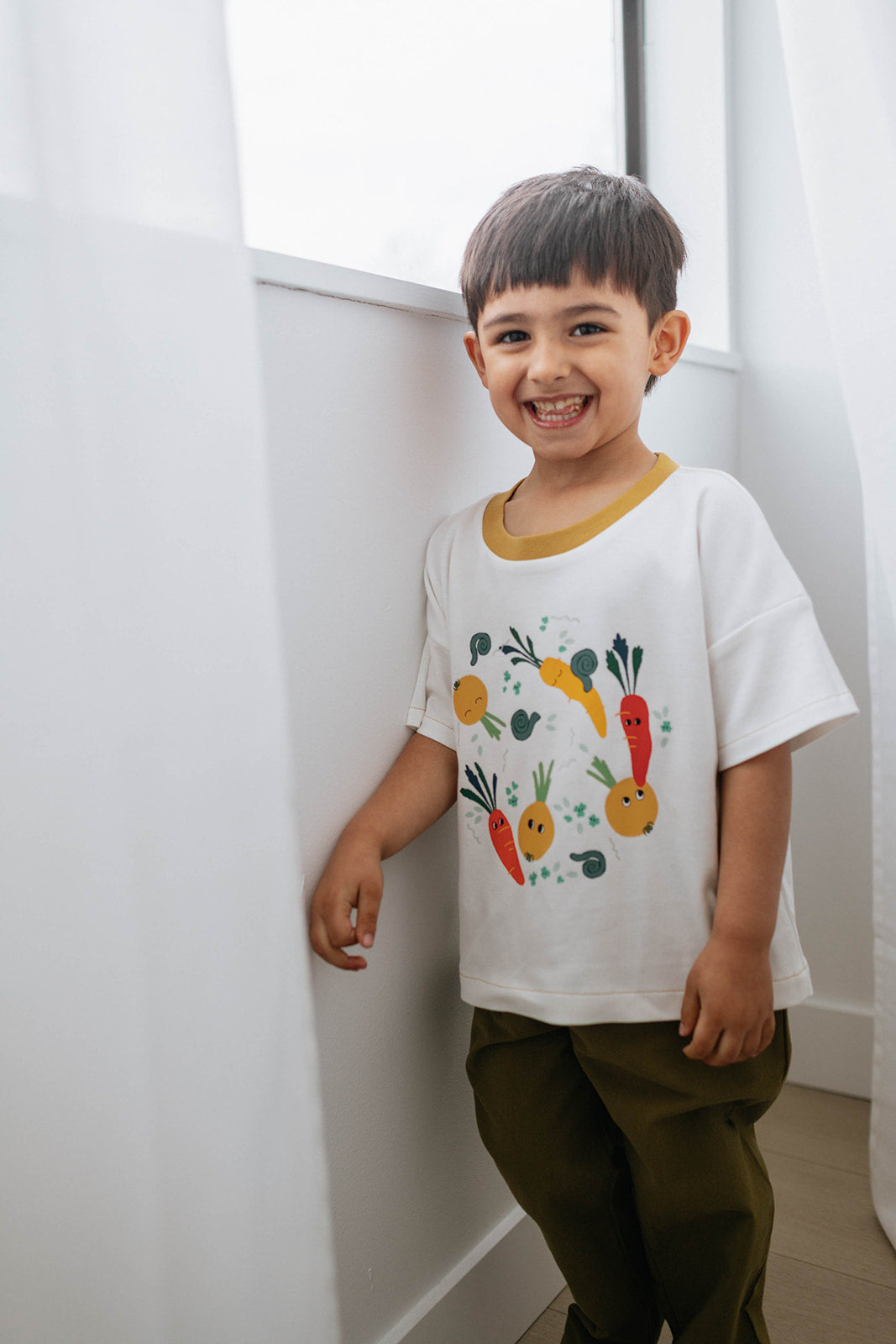 Zeyn Tee — Mustard Carrots