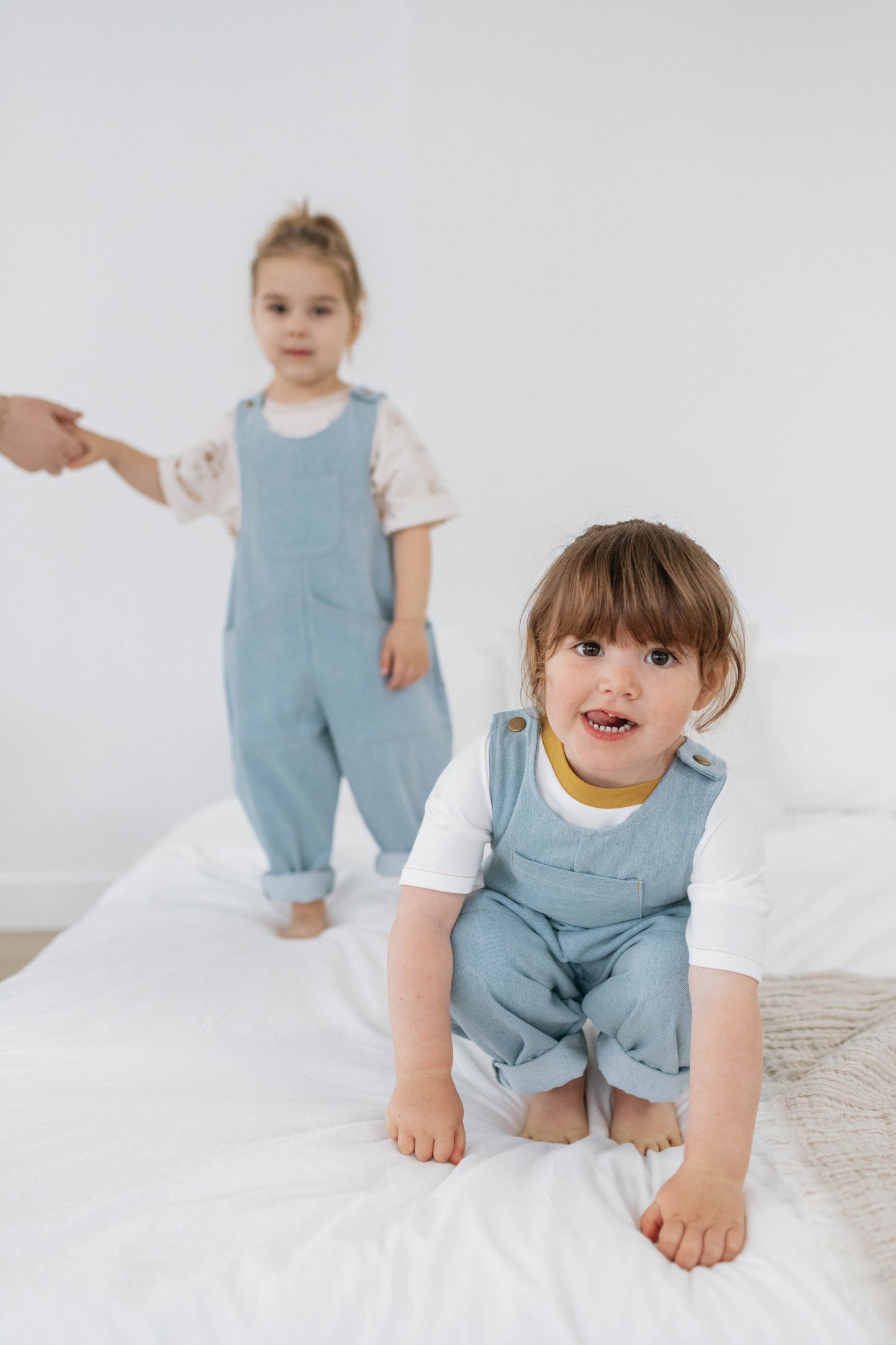 Spencer 2.0 Overalls — Light wash Denim