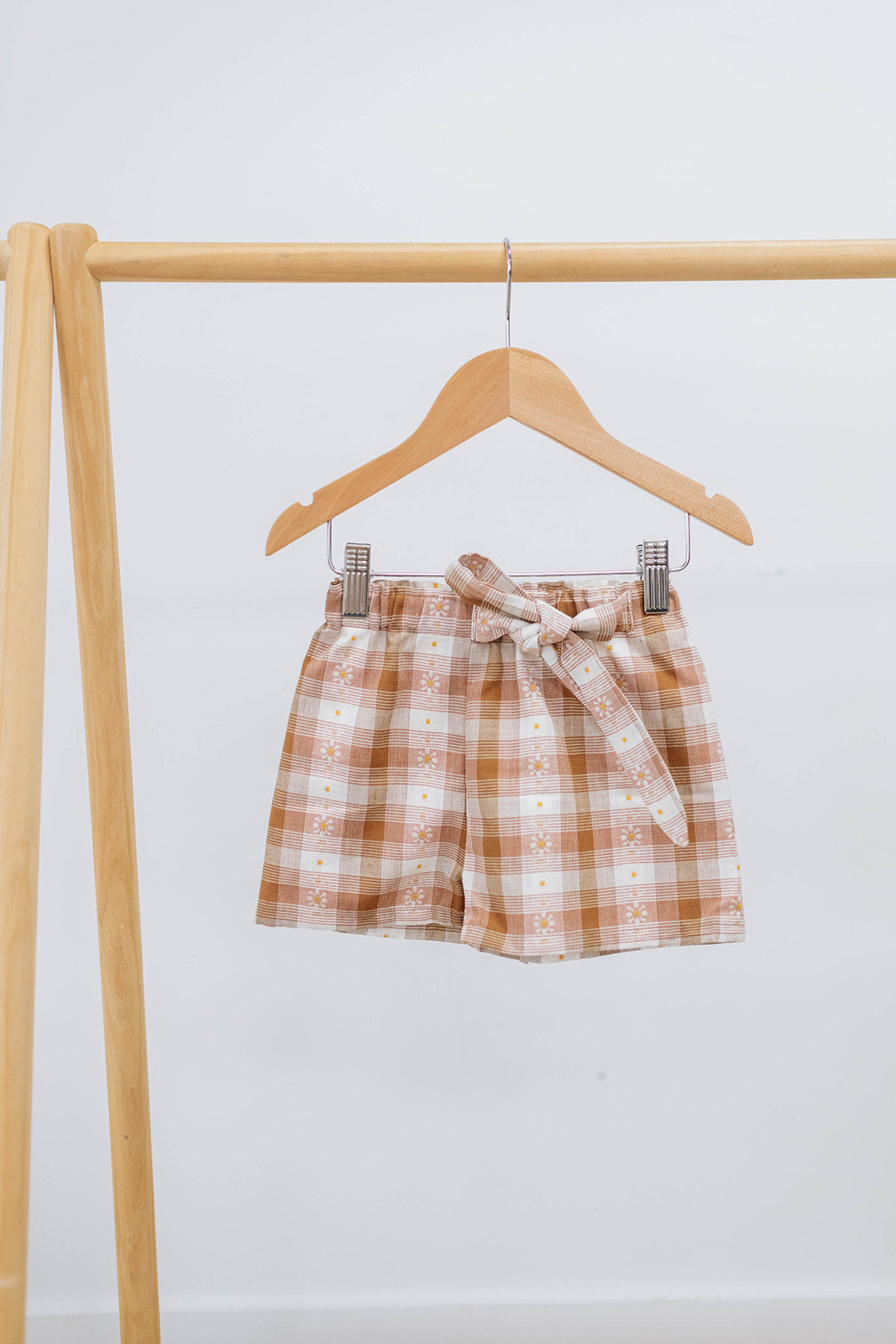 Isla Shorts — Daisy Plaid