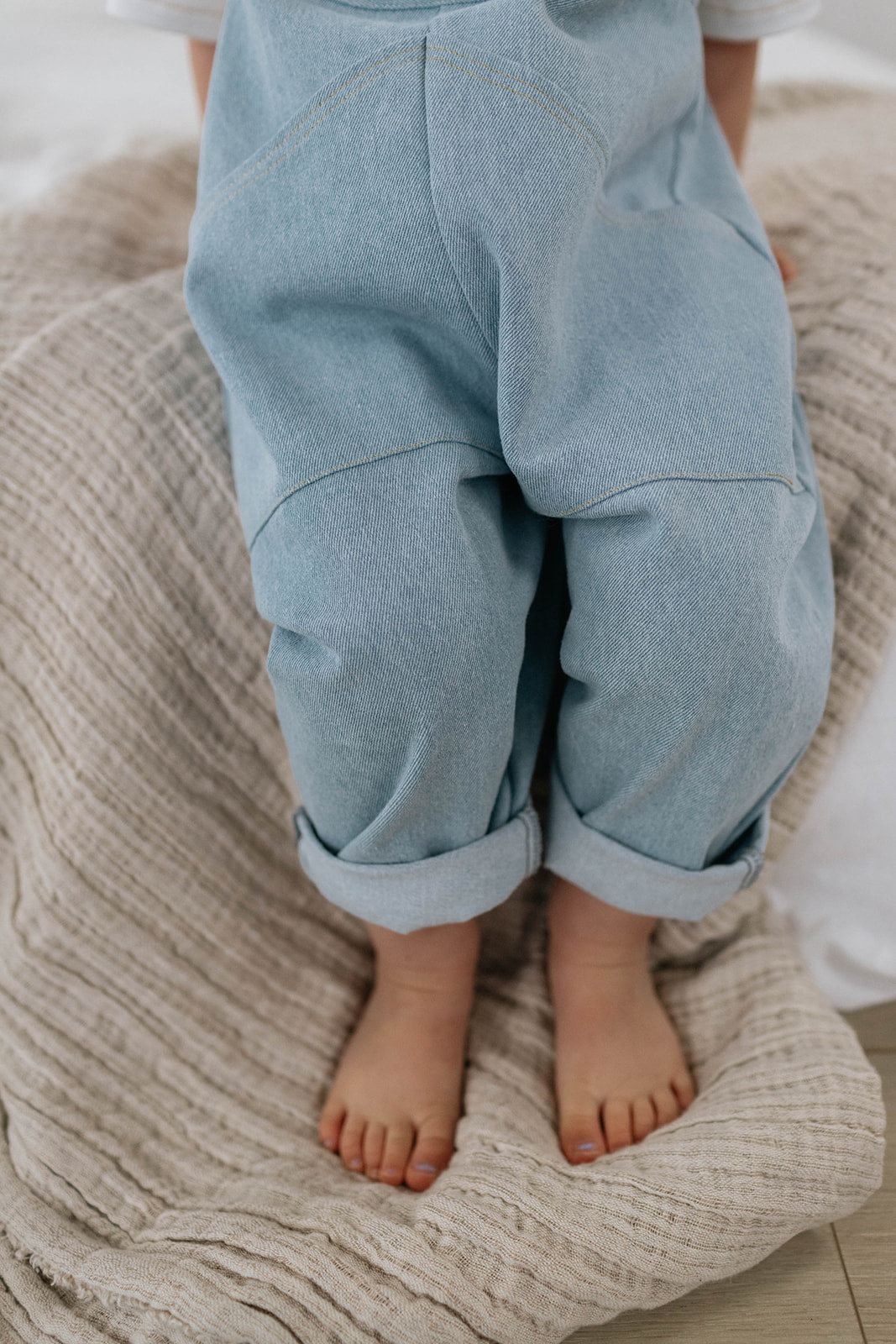 Spencer 2.0 Overalls — Light wash Denim