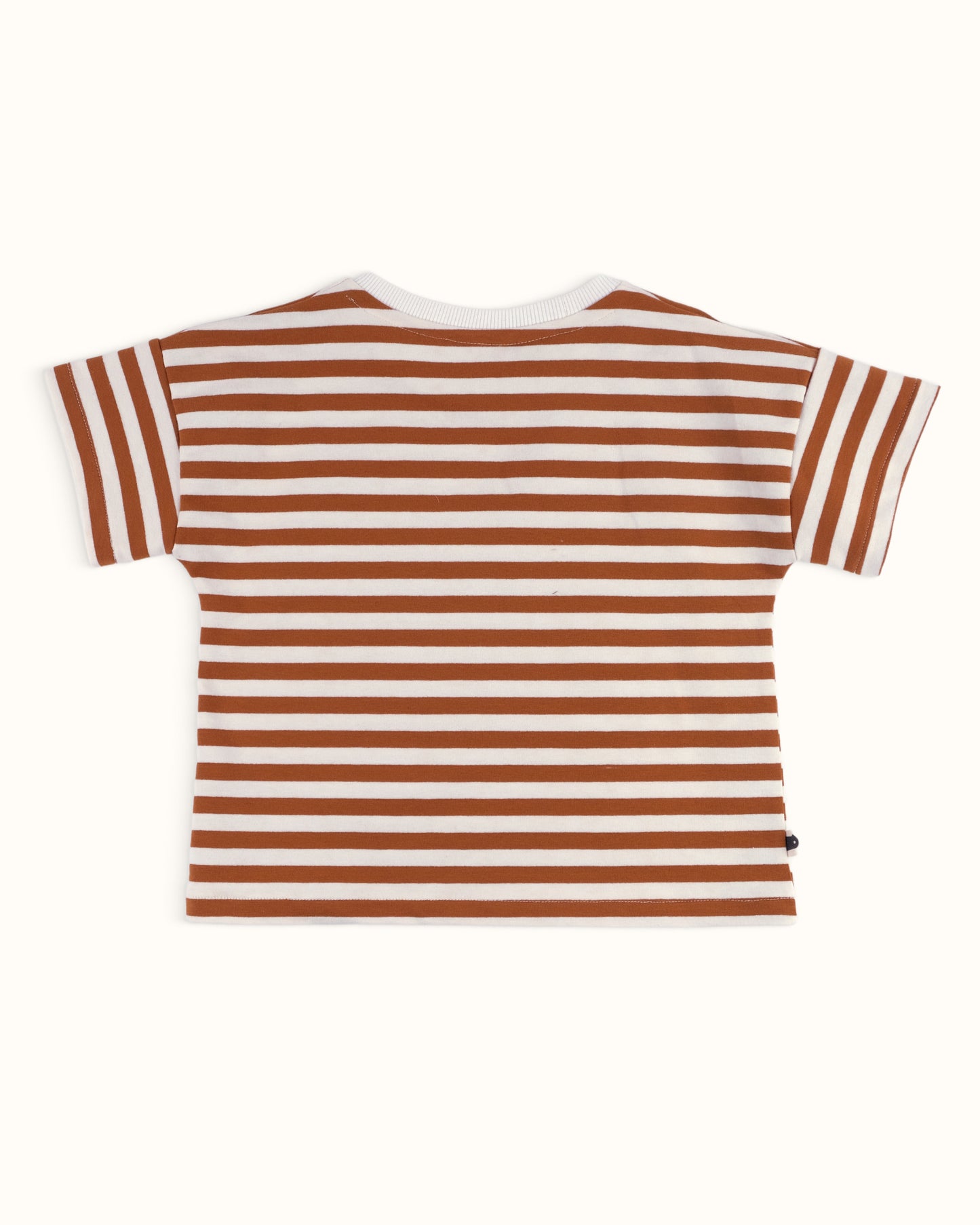 Noah Tee — Burnt Orange Stripe