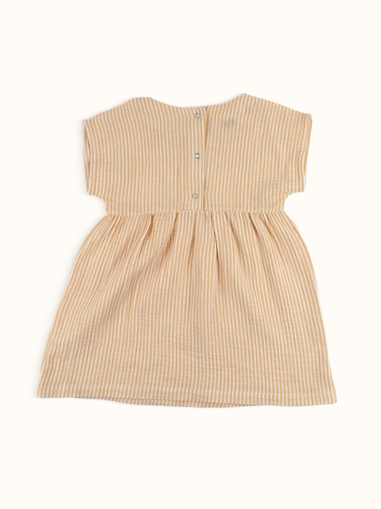 Rowan Dress — Yellow Stripe
