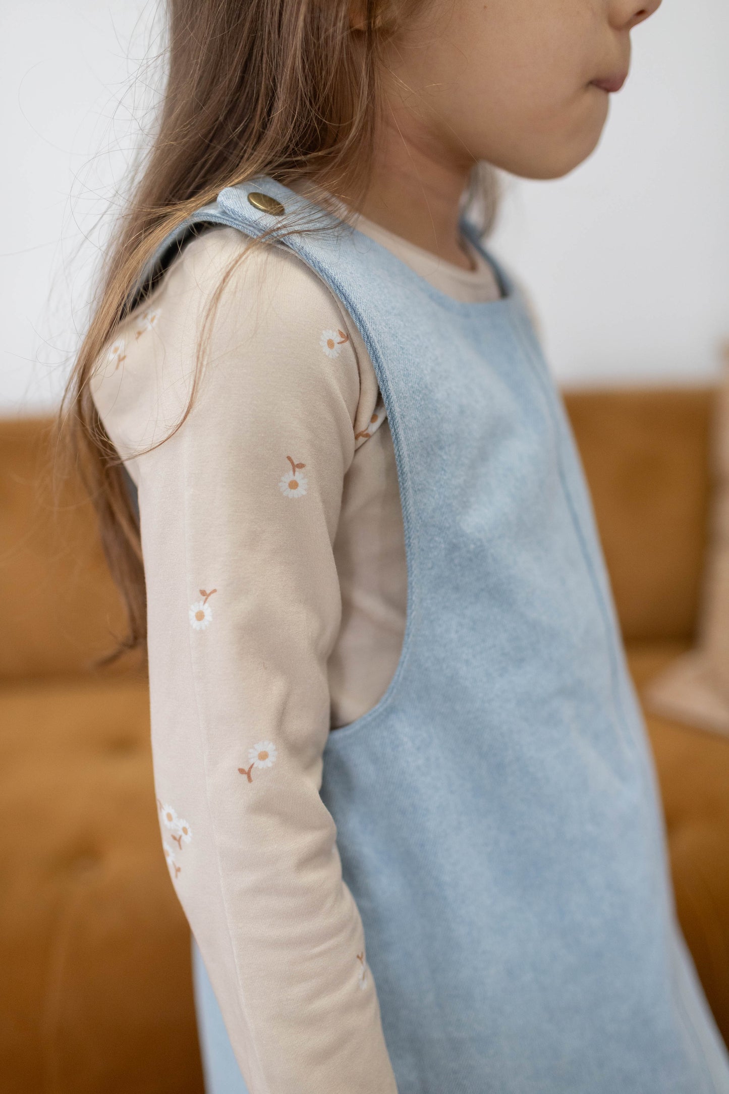 Saha Dress — Light Wash Denim