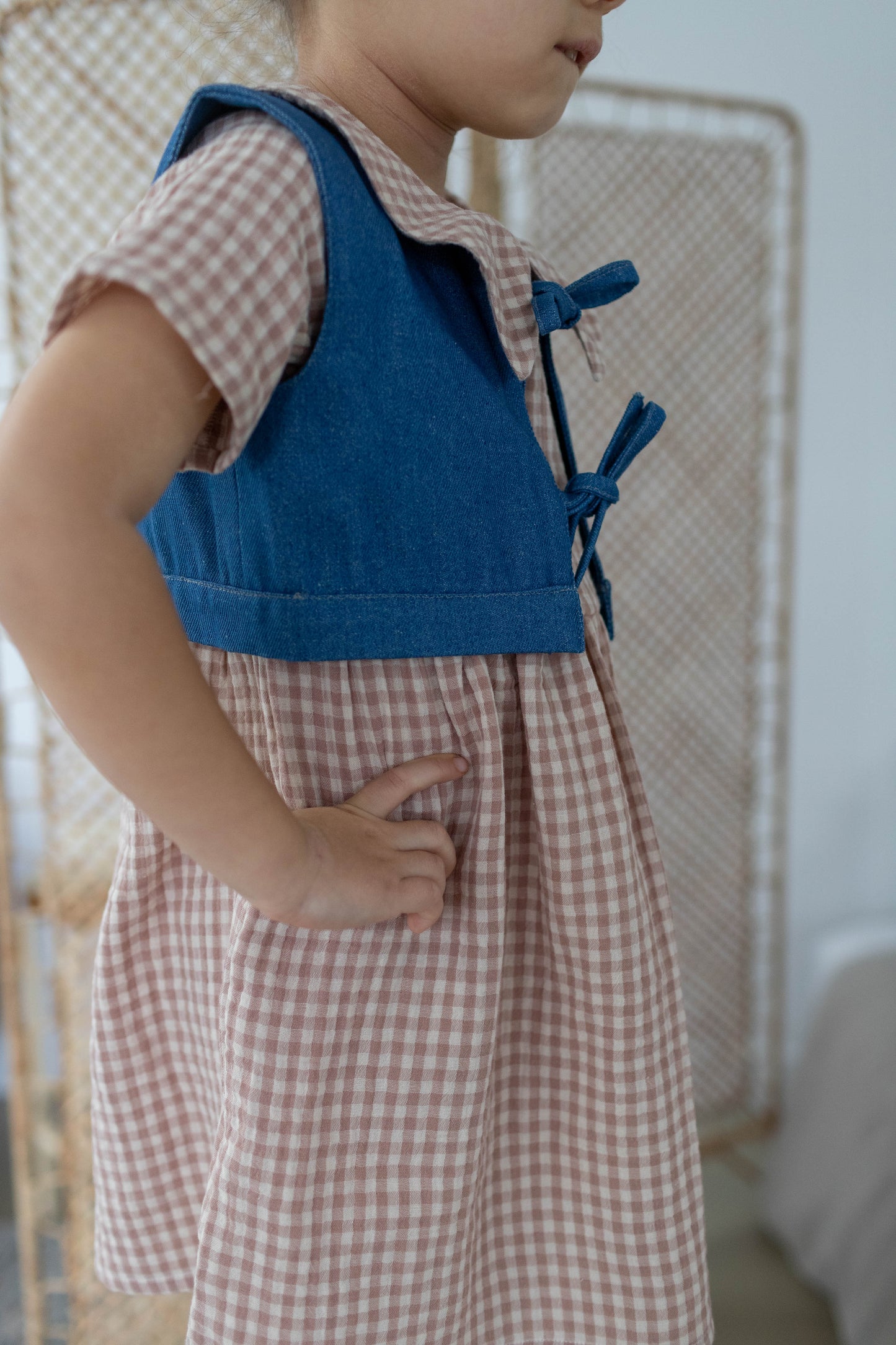 Jessie Vest — Dark Wash Denim