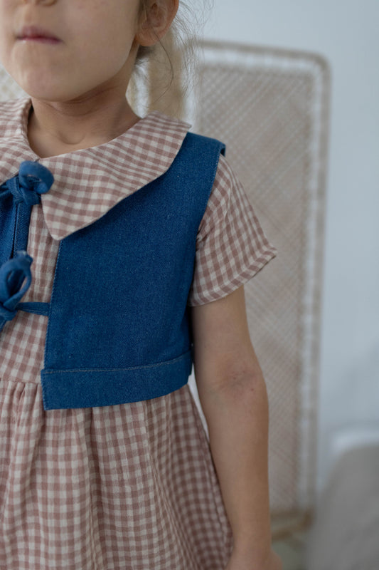 Jessie Vest — Dark Wash Denim