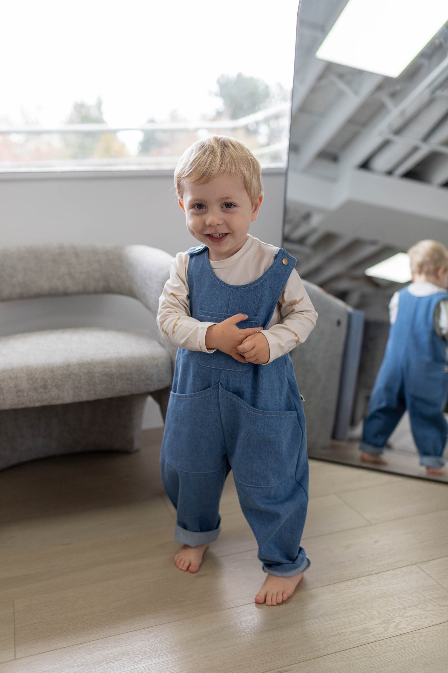 Spencer 2.0 Overalls — Medium Wash Denim