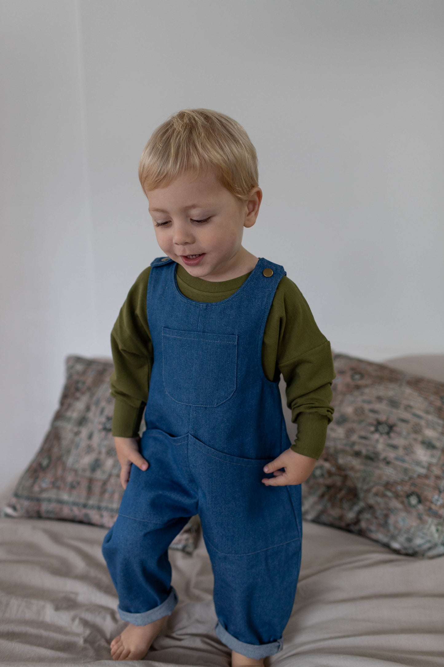 Spencer 2.0 Overalls — Dark Wash Denim