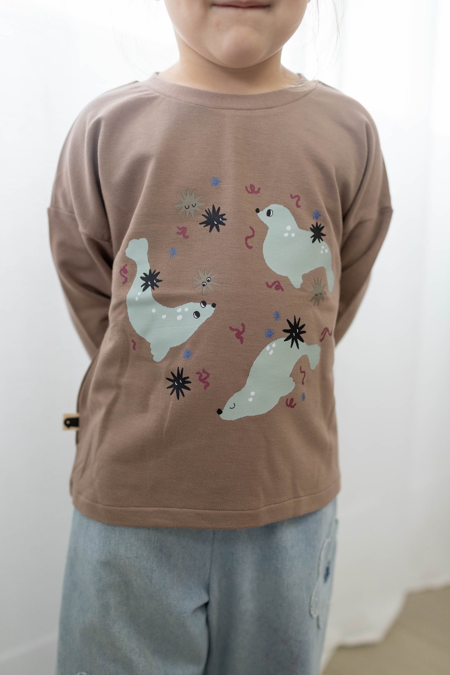 Olivia Sweatshirt — Brown