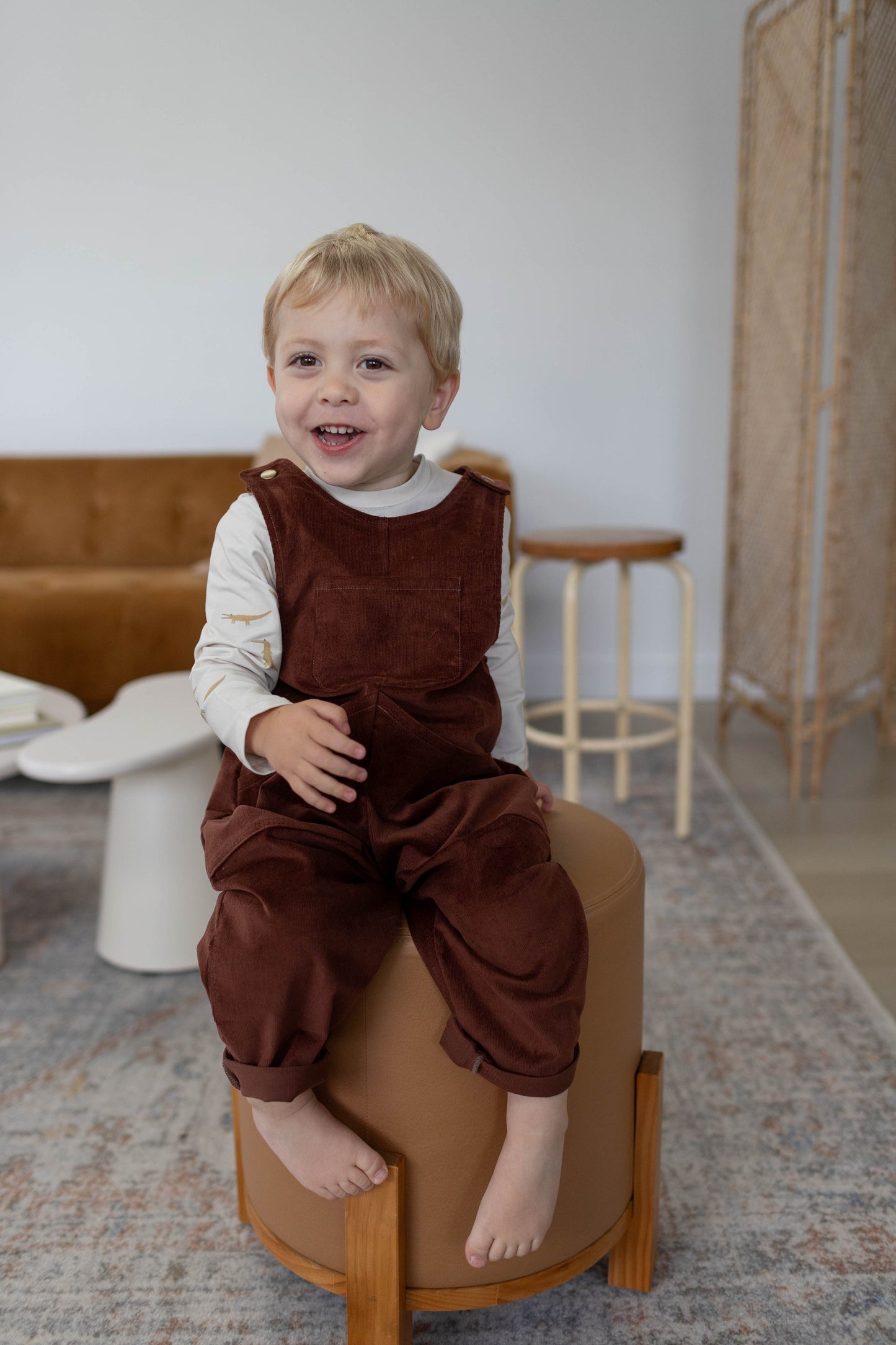 Spencer 2.0 Overalls — Cocoa Cord