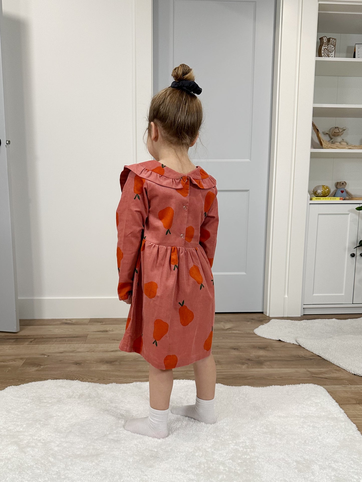 Rowan Dress Longsleeve — Pear Cord