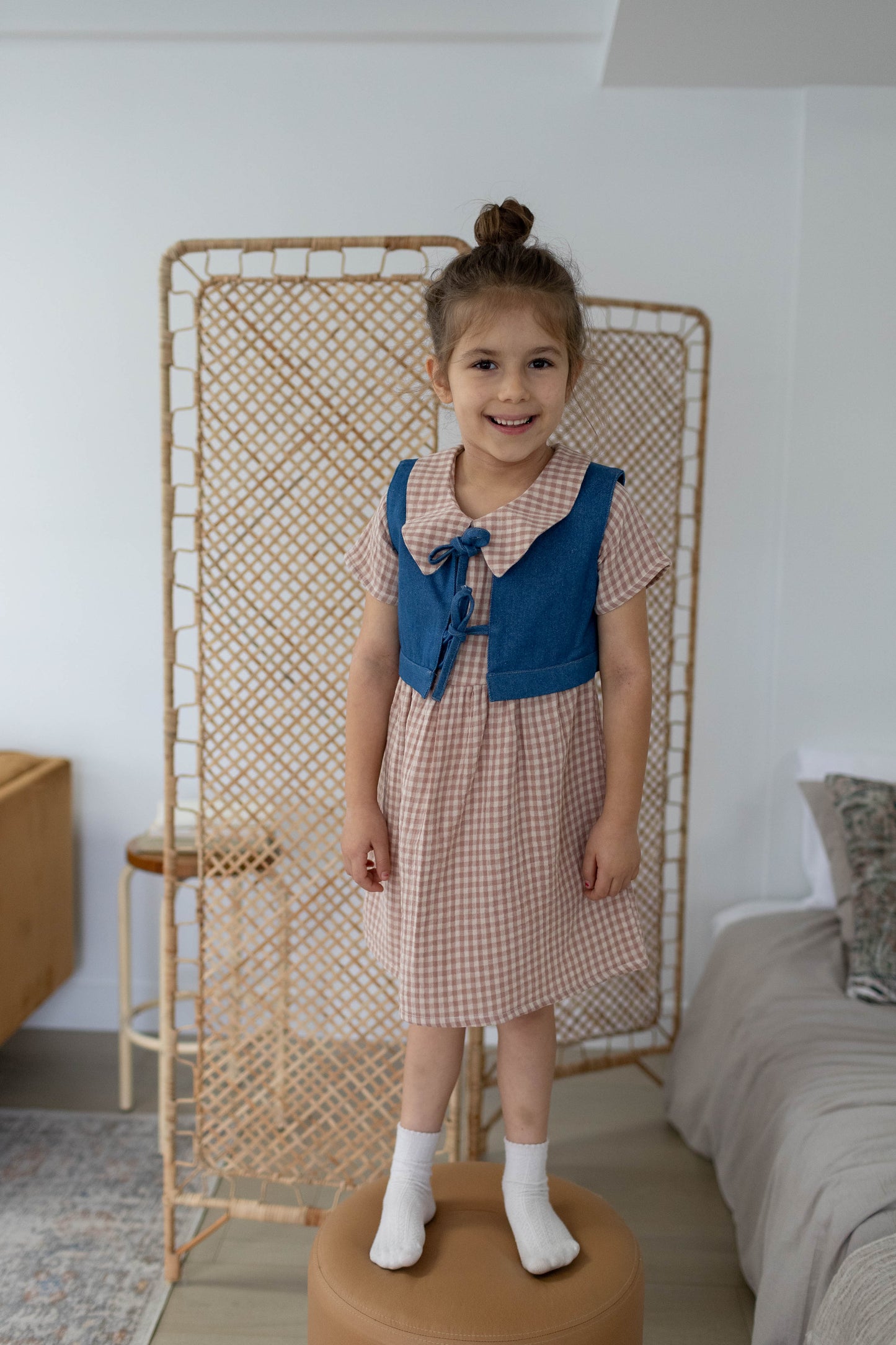 Jessie Vest — Dark Wash Denim