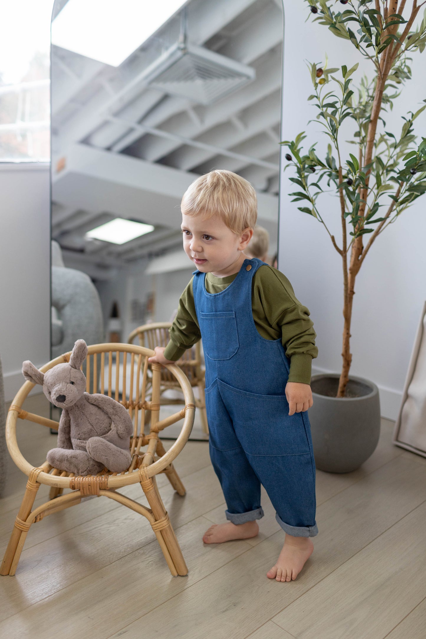 Spencer 2.0 Overalls — Dark Wash Denim