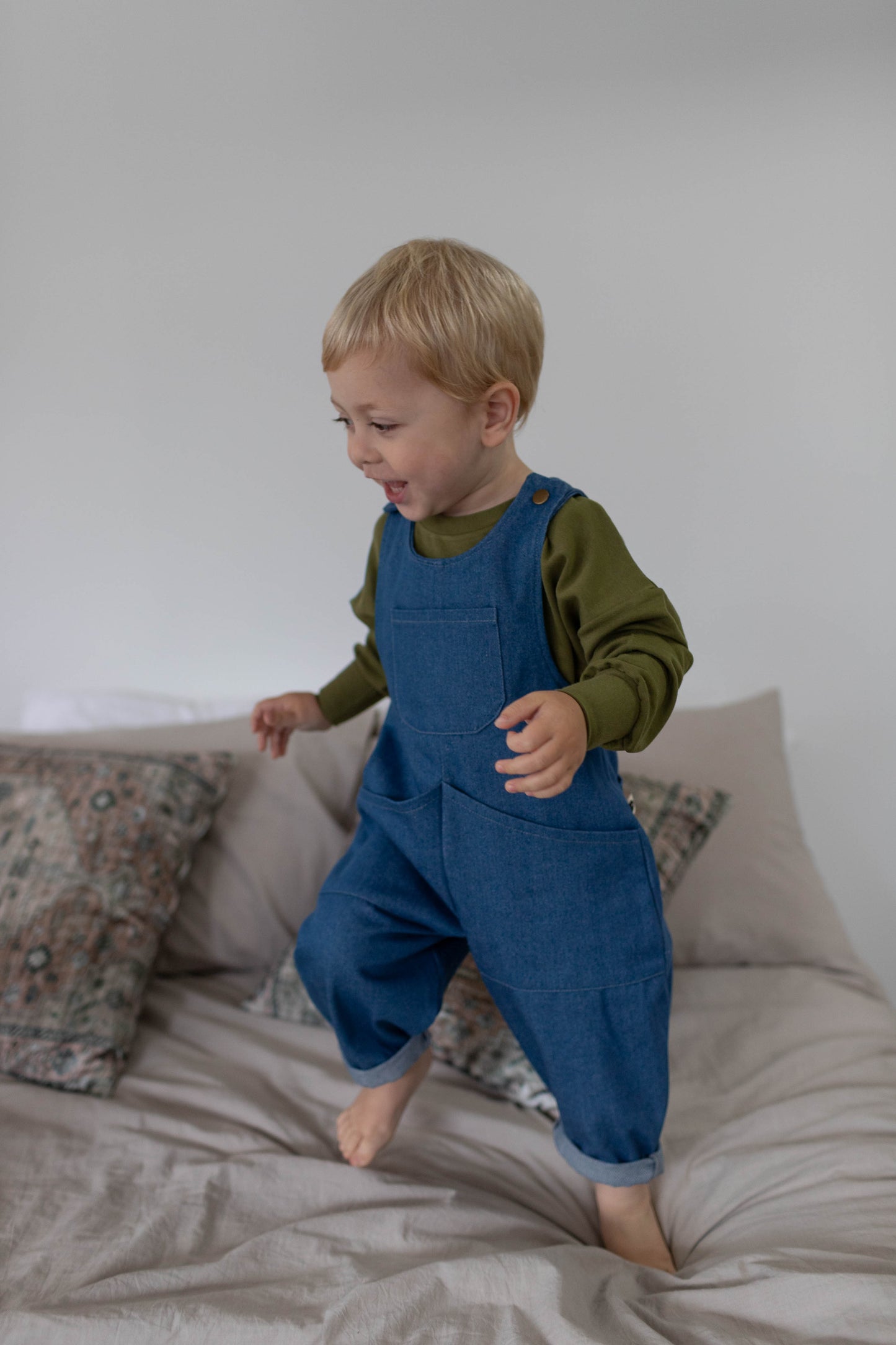 Spencer 2.0 Overalls — Dark Wash Denim