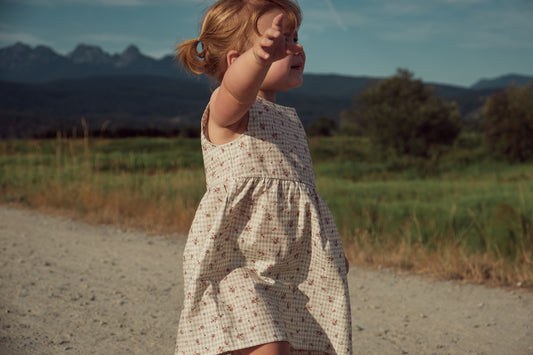 Rowan Dress — Floral Gingham
